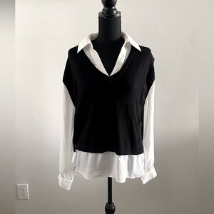 Used once.
Cute Sweater vest top.